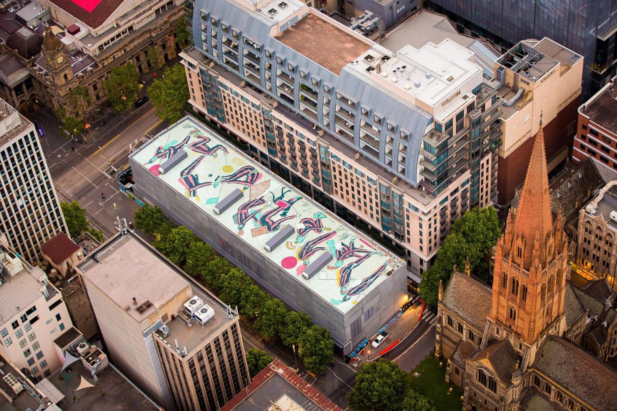 The Westin Melbourne Hotel Eksteriør billede The rooftop of the Melbourne Museum